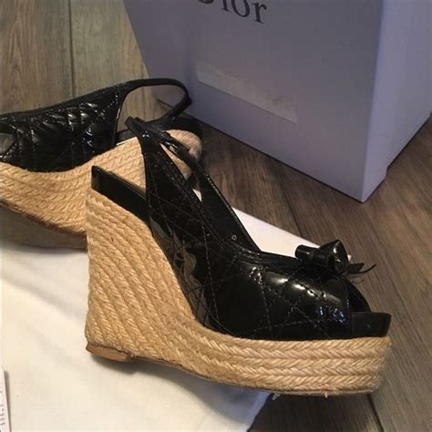 dior shoes grailed|dior platform wedge shoes.